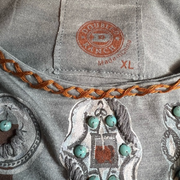 Double D Ranch Canteen Stamp in Time Top - Picture 8 of 10